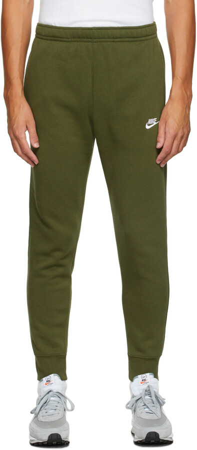 Nike Green Fleece Sportswear Club Lounge Pants - ShopStyle