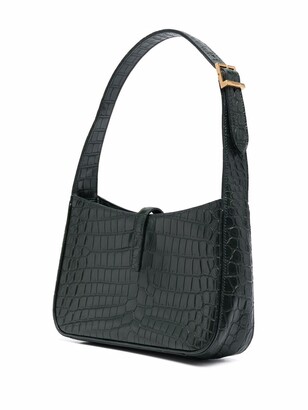 Saint Laurent 5A7 crocodile-embossed shoulder bag