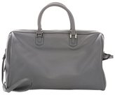 Thumbnail for your product : Giorgio Armani anthracite leather top handle tote with shoulder strap