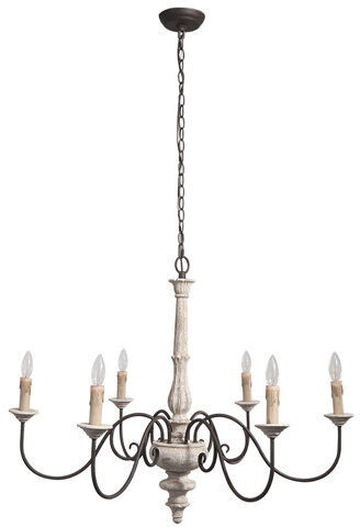 Buckner 6 - Light Candle Style Classic Chandelier
