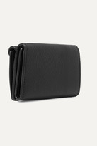 Thumbnail for your product : Balenciaga Papier Mini Printed Textured-leather Wallet - Black