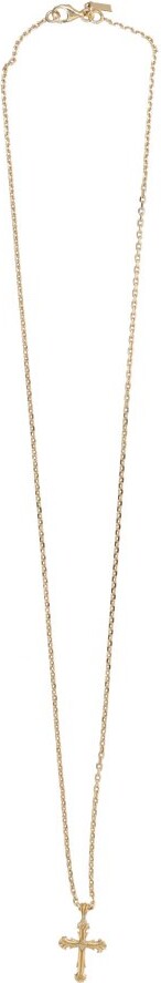 Emanuele Bicocchi Fleury Cross Pendant Necklace