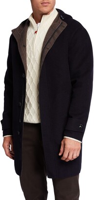 hooded topcoat