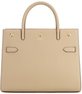 Thumbnail for your product : Burberry Md Title Grained Leather Top Handle Bag