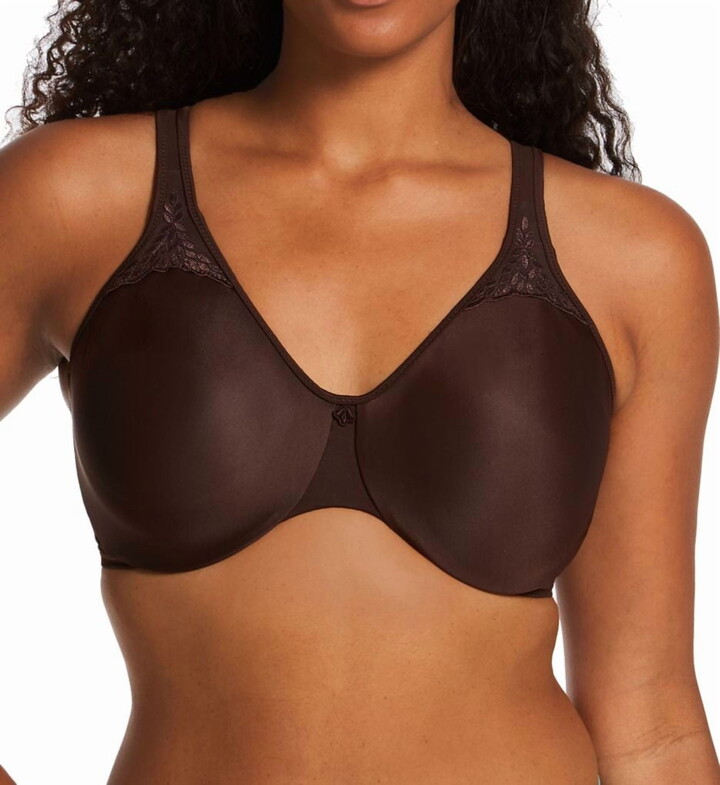 Women’s Bali 3385 Passion for Comfort Minimizer Underwire Bra (Warm Cocoa Brown 34DDD)