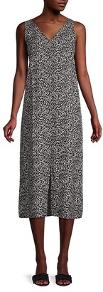 pure navy linen dress