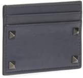 Thumbnail for your product : Valentino GARAVANI Rockstud Leather Card Case