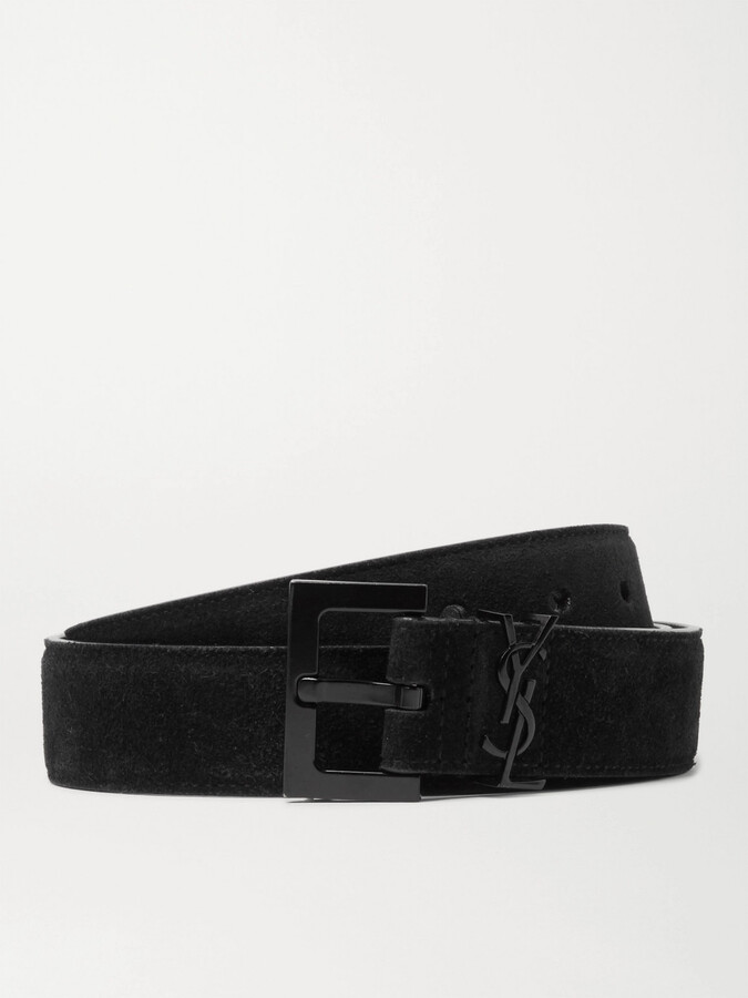 black suede belt
