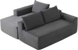 Latitude Run Spacious Cloud Sectional With Plush Corduroy Modern Style For Home
