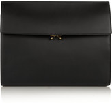 Thumbnail for your product : Marni File leather clutch
