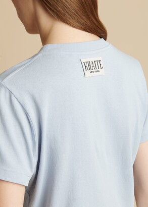 KHAITE The Emmylou T-Shirt in Peri