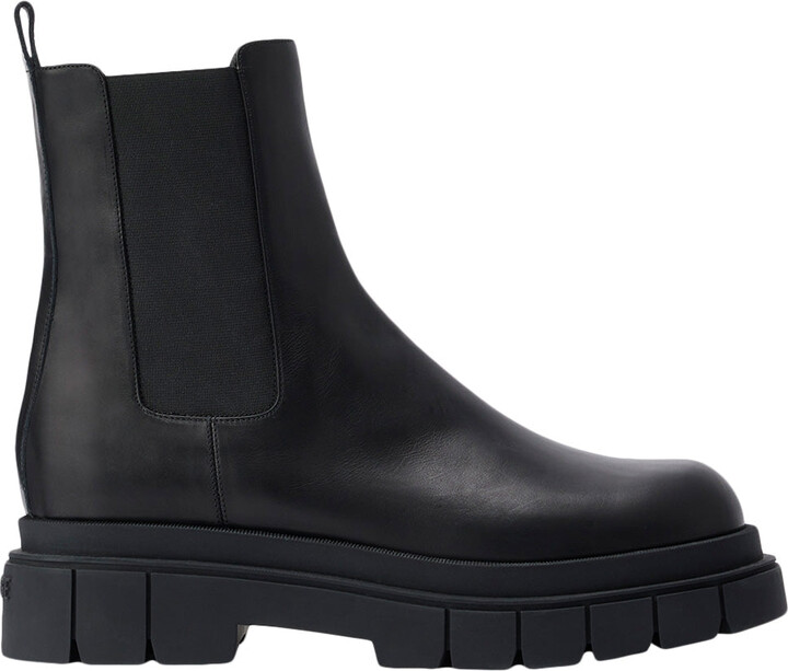 Mackage Storm Unlined Lug Sole (r) Leather Chelsea Boot For Men - ShopStyle