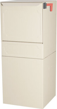 dVault Parcel Protector Package Drop Post Mounted Mailbox