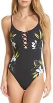 Thumbnail for your product : La Blanca Martini Cross Front One-Piece Swimsuit
