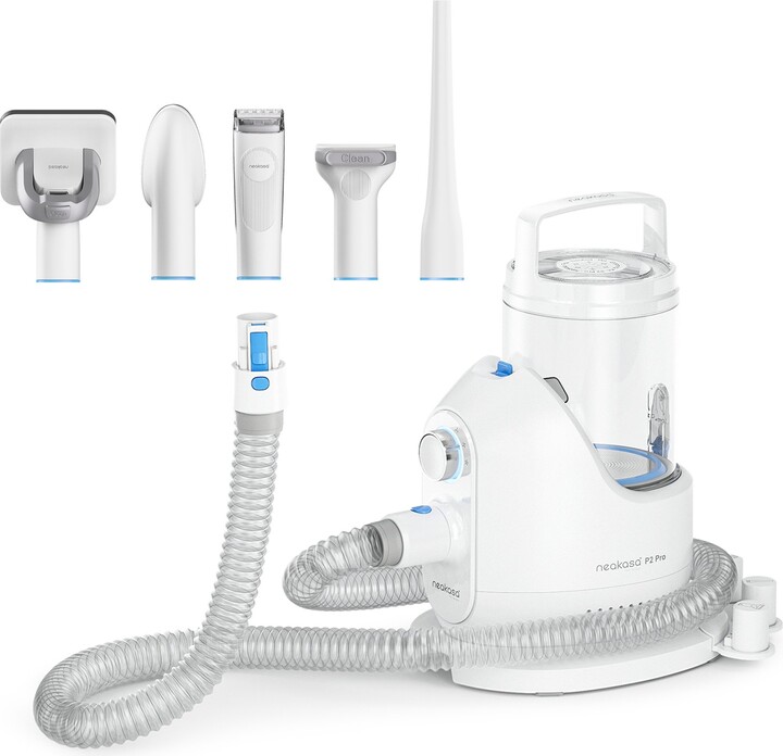 Neakasa P2 Pro 5-in-1 Dog & Cat Grooming Vacuum Kit, Blue