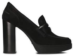 Tod's Women's Black Suede Heels