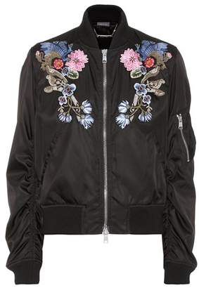 Alexander McQueen Embellished bomber jacket