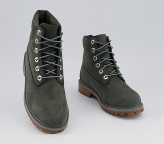 Timberland Juniors 6 Premium Waterproof Boots Coal - ShopStyle