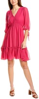 Thumbnail for your product : Taylor Smocked Waist Mini Dress