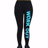 Thumbnail for your product : Qiyun Just Do It/Workout Printed Women Leggings Sports Yoga Fitness Pants Gym Guetres