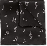 Thumbnail for your product : Paul Smith Printed Silk Pocket Square