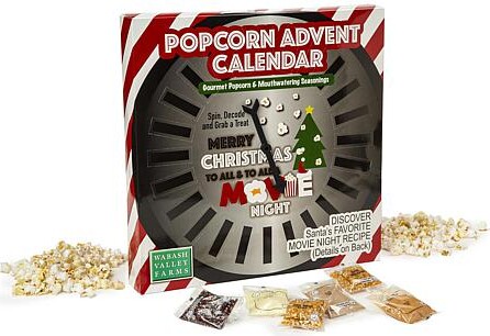 Wabash Valley Farms Santa’s Secret Snack Popcorn Advent Calendar