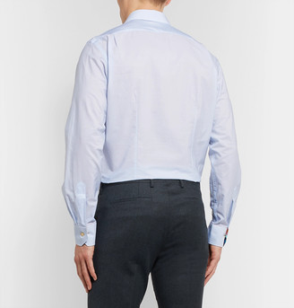Paul Smith Slim-Fit Pinstriped Cotton-Poplin Shirt