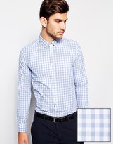 Thumbnail for your product : ASOS Smart Shirt In Long Sleeve With Gingham Check