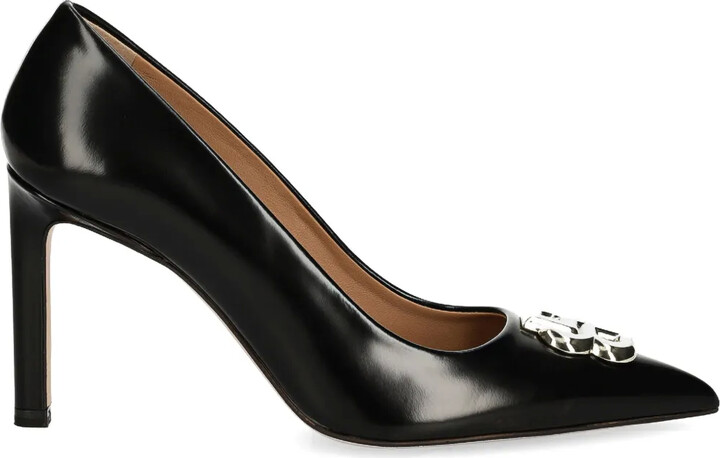 HUGO BOSS 100mm Logo-Plaque Pumps