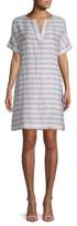Thumbnail for your product : Lafayette 148 New York Nazeen Two-Tone Striped Dress