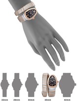Thumbnail for your product : Bvlgari Serpenti Tubogas Rose Gold & Stainless Steel Single Twist Watch
