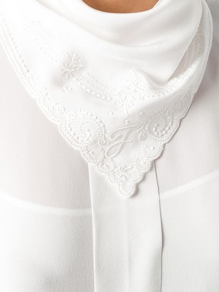 Fendi handkerchief collar dress