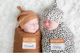 Thumbnail for your product : Lulujo Hello World Blanket & Knotted Hat - Tan