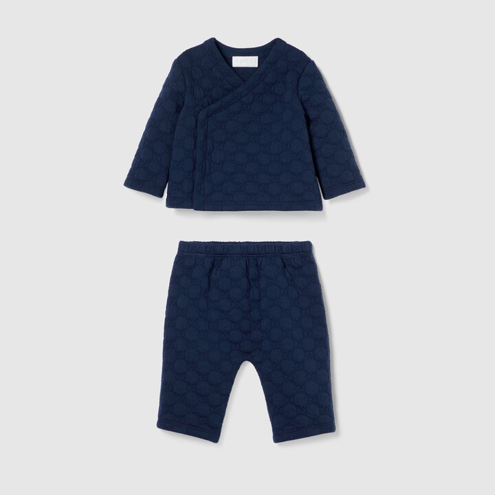 Baby padded GG jersey gift set