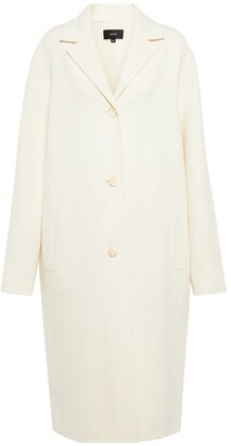 white wool coat