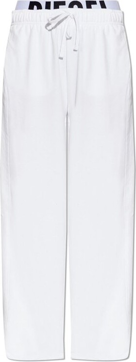Diesel Leslie-D-Pop Logo Waistband Drawstring Pants