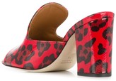 Thumbnail for your product : Paris Texas Leopard Block Heel Mules