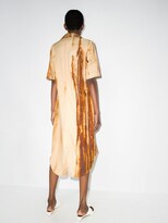Thumbnail for your product : Thebe Magugu Oxide-print wool shirtdress
