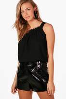 Thumbnail for your product : boohoo Womens Grace One Shoulder Woven Top