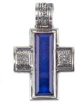 Thumbnail for your product : Konstantino Men's Hephaestus Sterling Silver & Lapis Cross Pendant