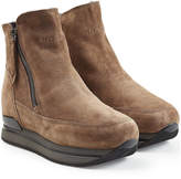 Thumbnail for your product : Hogan Suede Platform Ankle Boots