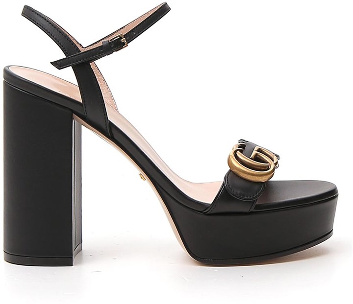 gucci gg platform sandals