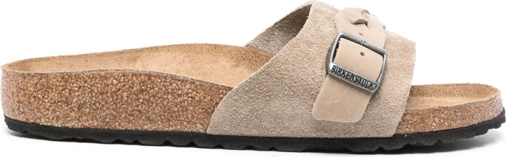Birkenstock Buckled Suede Sandals