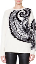 Thumbnail for your product : Just Cavalli Wool-Blend Paisley Jacquard Sweater