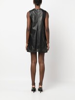Thumbnail for your product : Simonetta Ravizza Sleeveless Lambskin Mini Dress