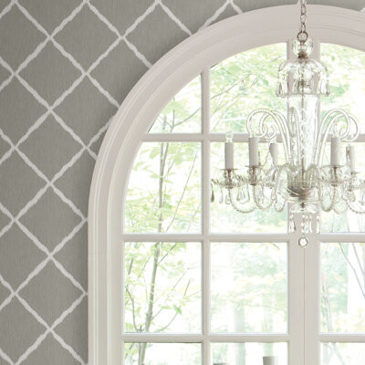 Sarah Richardson Design Ikatrellis 33' L x 20.5" W Wallpaper Roll