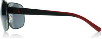 Polo Ralph Lauren PH3093 Sunglasses Black / Red 927781 Polariserade 62mm