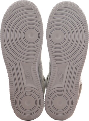LOUIS VUITTON X NIKE AIR FORCE 1 Calfskin Monogram Mid Sneakers 7 White  1146246