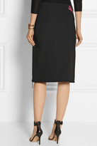 Thumbnail for your product : Christopher Kane Zip-detailed stretch-cady skirt