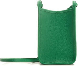 Longchamp Le Pliage Xtra Phone case with leather lace Orange